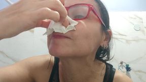 Throwing snot, morning trumpet