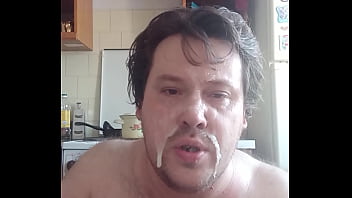 A fat whore was fucked, filled with cum all over her face and shoved two oranges in her ass!  What will she do now?