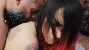 morena tatuada da bunda grande chupa gostoso e pede gozada na bunda - mila spook e mario aquele official