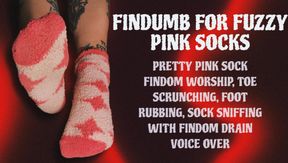 FINDUMB FOR FUZZY PINK SOCKS 🖤