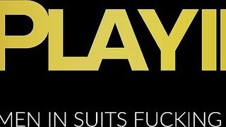 Classy businessmen Dani Robles and Marco Napol mutually raw breed