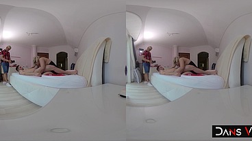 Lana Wolf's Legs Shake As She Takes On Brad Knight's Huge Dick!
