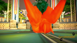 Pokemon Furry Hentai 3D Yiff - Charizard Girl is Ficked by Human Dragon