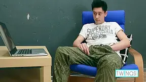 Brunette Rainbow Boy Logan Filmed Watching Gay Porn And Masturbating! 10 Min
