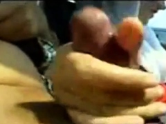 malay hijab girl giving a handjob