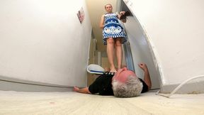 Danielle Trampling Bare Foot & Heels 11 FLOOR CAM (4K)