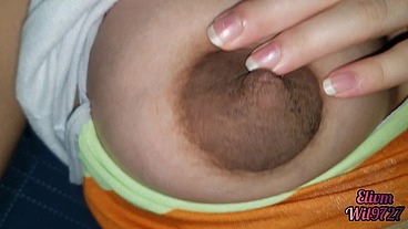 Experiencia tocando las tetas de mi HERMANASTRA embarazada