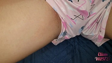 Experiencia tocando las tetas de mi HERMANASTRA embarazada