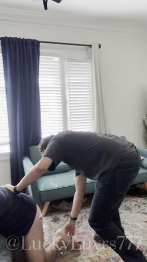 Cuck bullied in front of hot girl