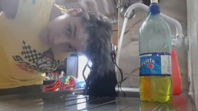 Hair Wash ...