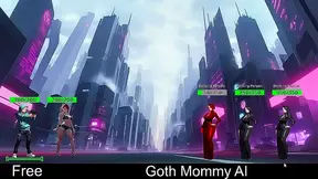 Goth Mommy in Sci-Fi Cyberpunk World Takes Control for Erotic Fun