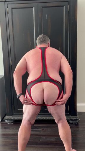 Wresting Coach Modeling Uniform