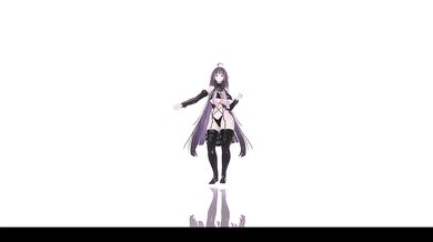 Vtuber Elf Juice Overflowing Gets R18 MMD Treatment