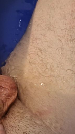 Playing with My Ballsack While Bathing