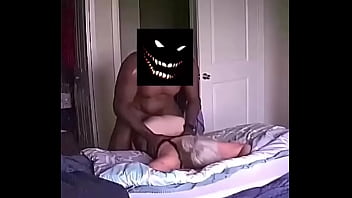 Black demon punishes cheating white wife