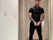 Macrophilia - caught hiding under giant balls