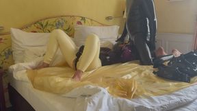 Latex Sex in Hotel Room