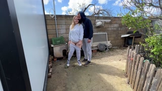 HE CAUGHT ME PISSING ON THE STREET AND PUT ME AGAINST THE WALL