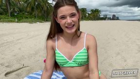 juniper ren beachy creampie finish in public beach porn video