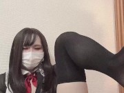 おとこの娘メイドがアナルオナニーする動画