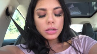 Lovely Brunette Gina Valentina Gets Her Pussy Licked and Penetrated by Her Man