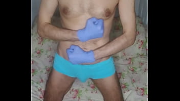 DenkffKinky - Excitement from latex gloves - 2