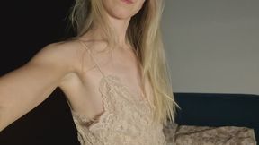 Lina Roselina’s Lace Dress Ass Worship POV