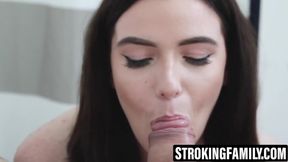 Wicked stepmom fucks stepbrother in nasty family fuckfest