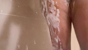 Caught on micro Cam: My Private Shower Time Ebony nude big butt Voyuer