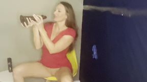 wife sucks and fucks a bbc visiting her first gloryhole interracial