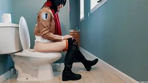 Filthy Flickin' Frenzy Mikasa Pee Show Starring You