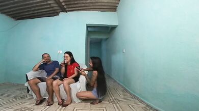 Wife catches neighbor fucking her husband in raw betrayal