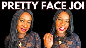 Pretty Face JOI ft Queen Ava - This face fetish scene features red lipstick, lipstick kisses, masturbation encouragement, lipstick fetish, dirty talk, and cum countdown - 720 MP4