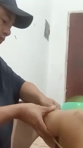 Must-share moment from "Is Your Body Tired,Come And Let My Hand Take Care Of You."