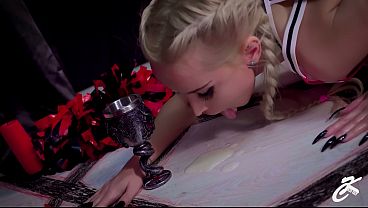 Ksu Colt eating cum from the floor - the Cult of Lust
