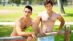 Hot Porch Hookup Goes Deeper Indoors – Archie Rays Steamy Gay Encounter – 18+