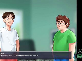 2D Porn Game, Summertime Saga movie 115 - 2 Nerds Eating the Old Neighbour