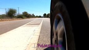 jean pallett disfrutando en su carro las hermosas nalgas de shany sky