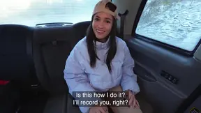 Brunette Lucy Mendez Gives Seductive Blowjob in HD POV Action