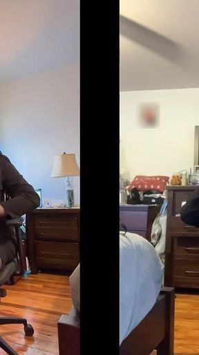 Black Baby Danae in Sexy Skirt Suit Hitching up Her Skirt