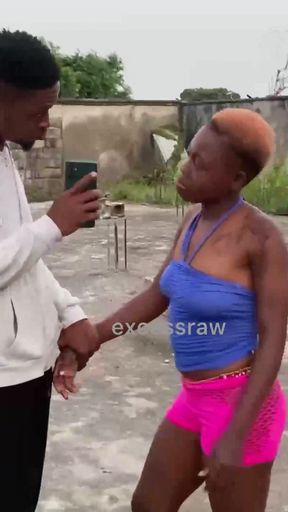 This Is Me Paying My Debt with My Pussy by the Road Side