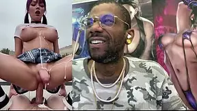 Filthy Transgender Cums On Herself While Spitting On Your Face, Big Breast Asian Trans Cowgirl Cum Fucking, Beautiful Tan Pre-Cumming Trans Girl, Brunette Trans Cums Hard, AI Generated