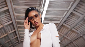 Stunning Latin girl Deisy Leon showing amazing body after hot striptease