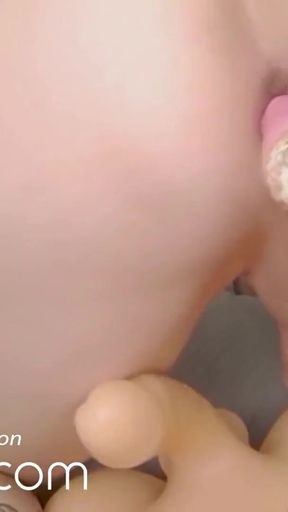 VRBTrans Ass Play For Donate   Clip 1