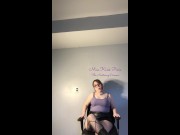 Tiny, Chubby Fishnets and Glasses Goddess Boot Worship
