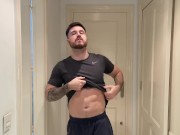 Latex flex n rub strip tease
