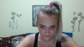 Blonde Girl Types and Teases