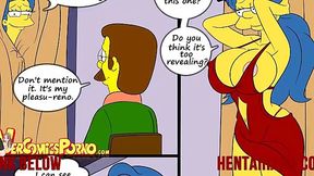 MILF Moms in Family Guy and The Simpsons Parody