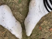 Dirty Socks Tease Knee High Socks Adidas Trailer