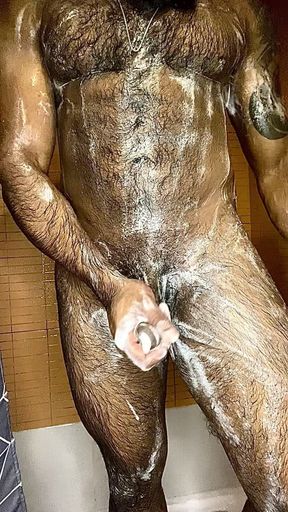 Hairy Man in the Bath